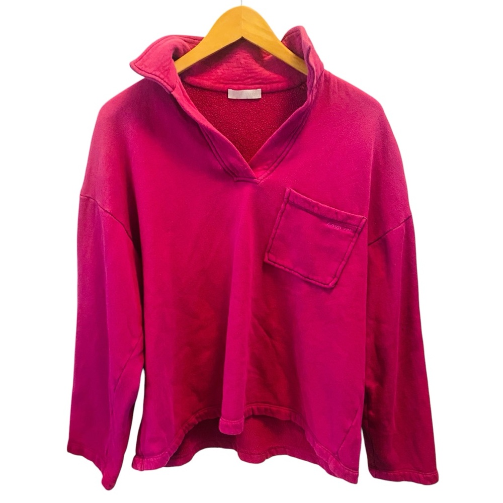 SABLYN Hot Pink Polo Cotton Top